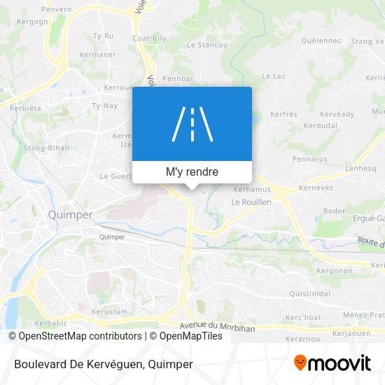 Boulevard De Kervéguen plan