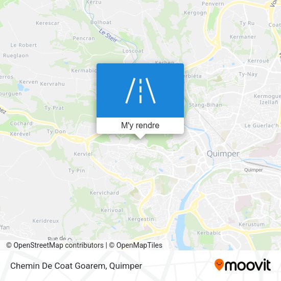 Chemin De Coat Goarem plan