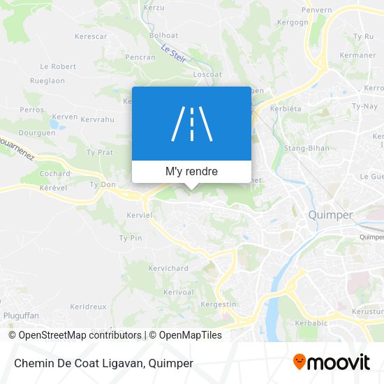 Chemin De Coat Ligavan plan