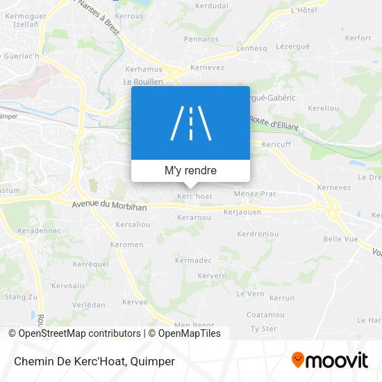 Chemin De Kerc'Hoat plan