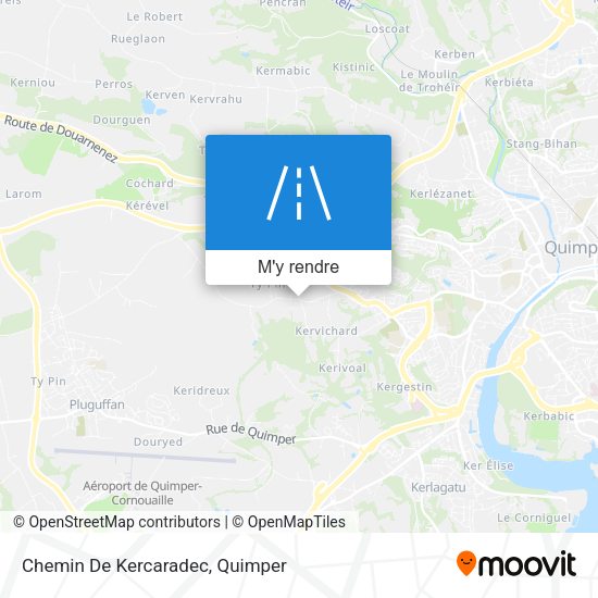 Chemin De Kercaradec plan