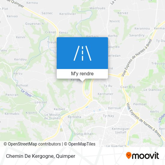 Chemin De Kergogne plan