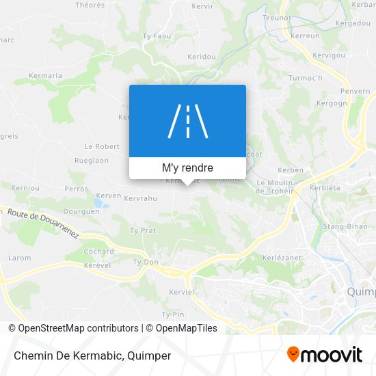 Chemin De Kermabic plan