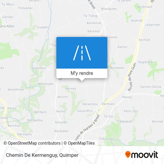 Chemin De Kermenguy plan