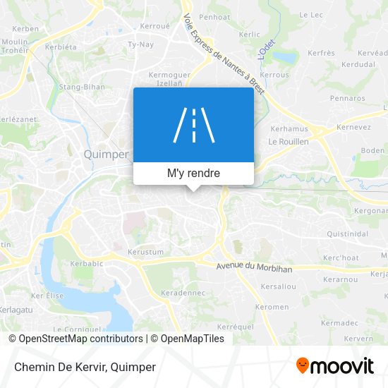 Chemin De Kervir plan