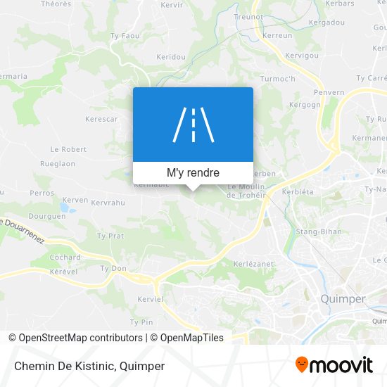 Chemin De Kistinic plan