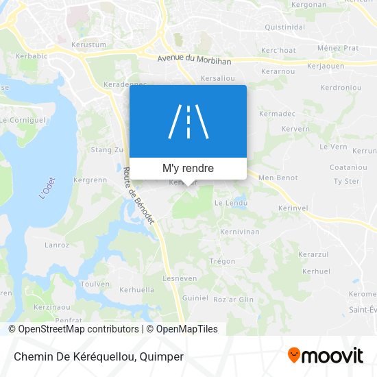 Chemin De Kéréquellou plan