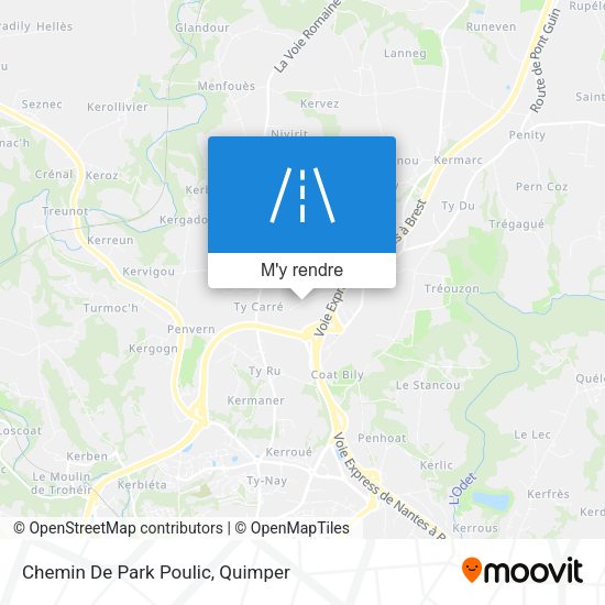 Chemin De Park Poulic plan