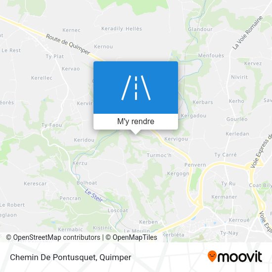 Chemin De Pontusquet plan