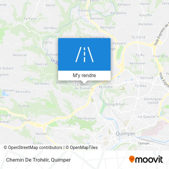 Chemin De Trohéîr plan