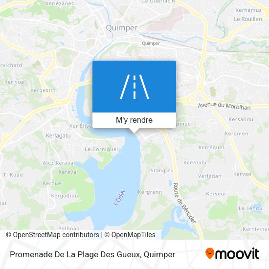 Promenade De La Plage Des Gueux plan