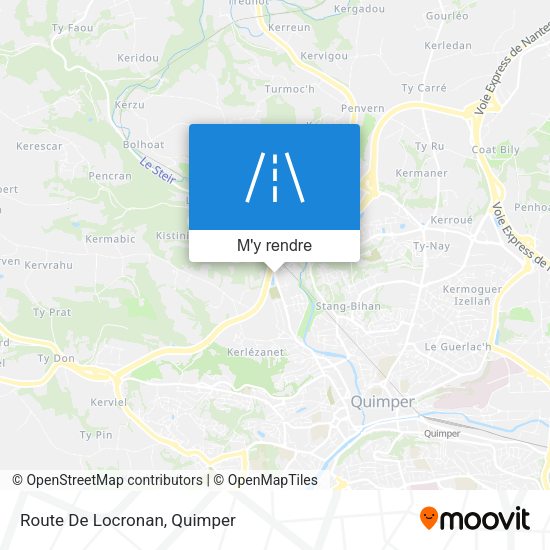 Route De Locronan plan