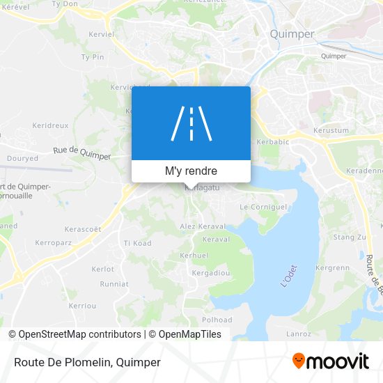 Route De Plomelin plan