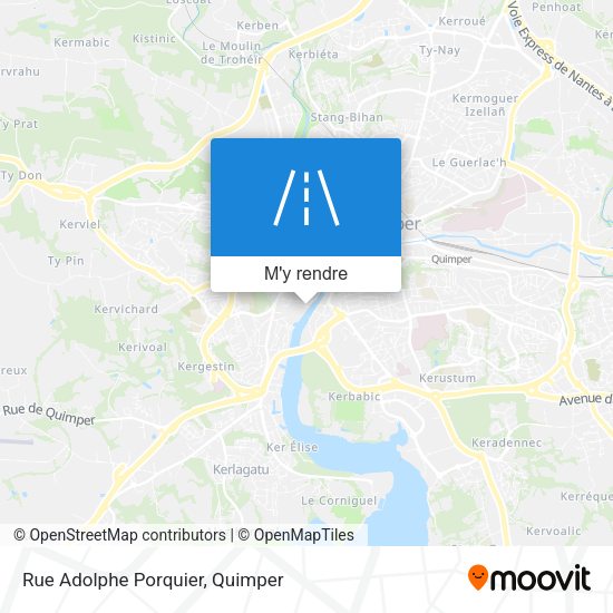 Rue Adolphe Porquier plan