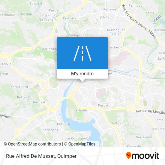 Rue Alfred De Musset plan