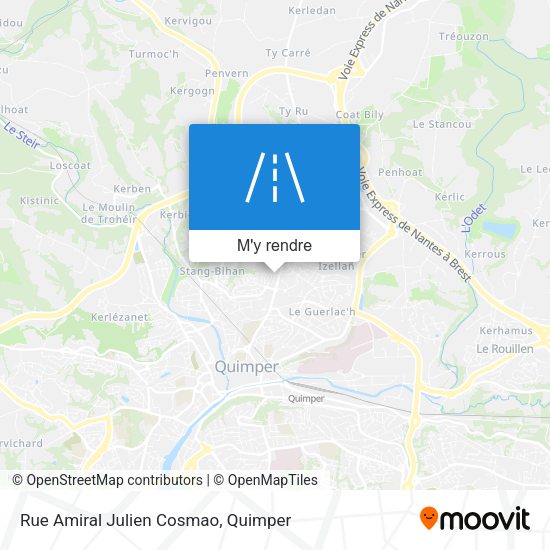 Rue Amiral Julien Cosmao plan