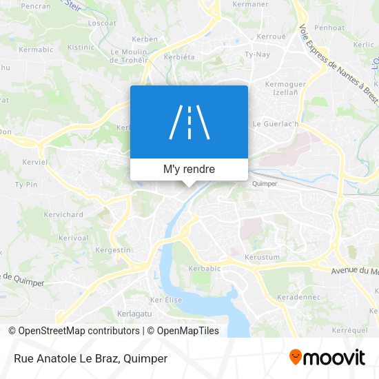 Rue Anatole Le Braz plan