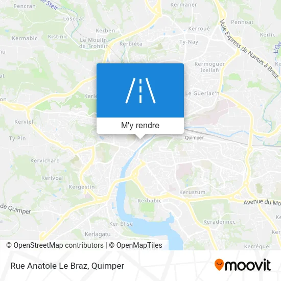 Rue Anatole Le Braz plan