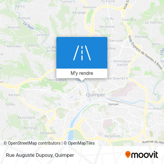 Rue Auguste Dupouy plan