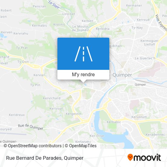 Rue Bernard De Parades plan