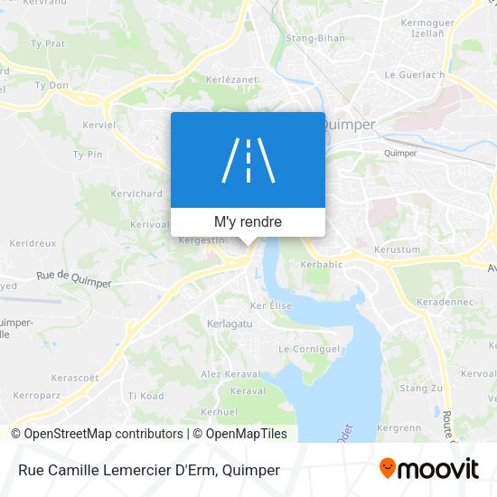 Rue Camille Lemercier D'Erm plan