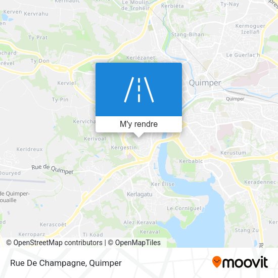 Rue De Champagne plan