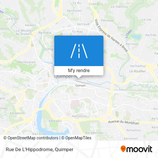 Rue De L'Hippodrome plan