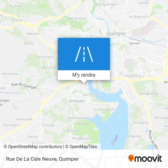 Rue De La Cale Neuve plan