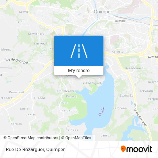 Rue De Rozarguer plan