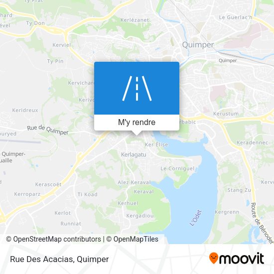 Rue Des Acacias plan