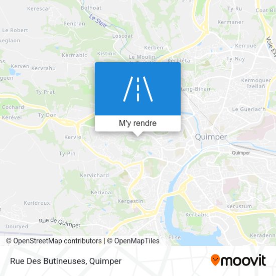 Rue Des Butineuses plan