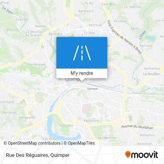 Rue Des Réguaires plan