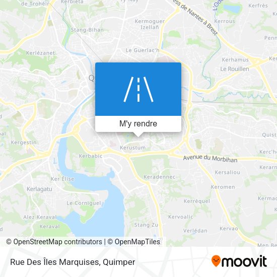 Rue Des Îles Marquises plan