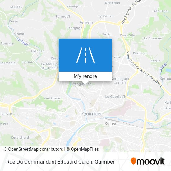 Rue Du Commandant Édouard Caron plan
