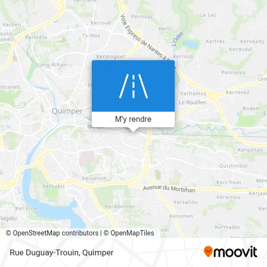 Rue Duguay-Trouin plan