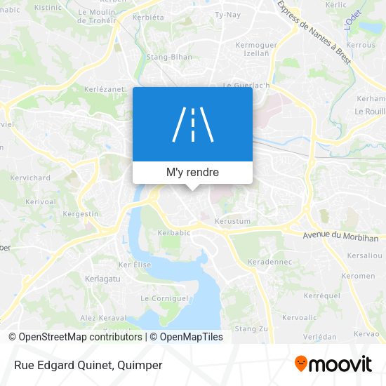 Rue Edgard Quinet plan