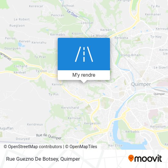 Rue Guezno De Botsey plan