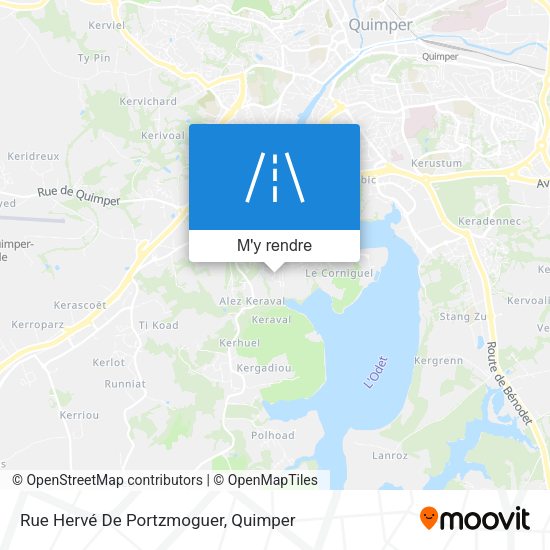 Rue Hervé De Portzmoguer plan