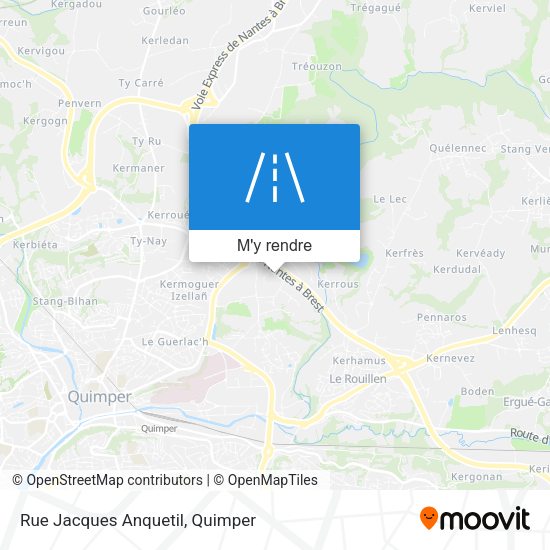 Rue Jacques Anquetil plan