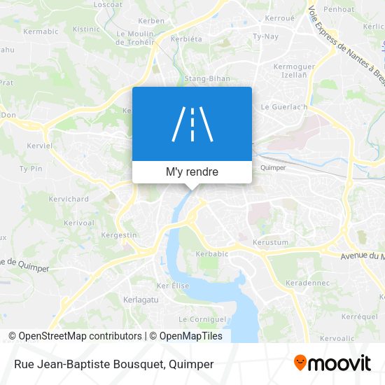 Rue Jean-Baptiste Bousquet plan