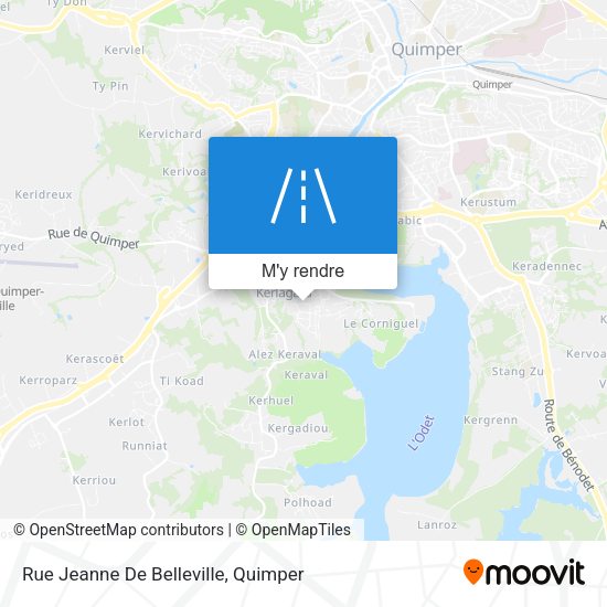 Rue Jeanne De Belleville plan