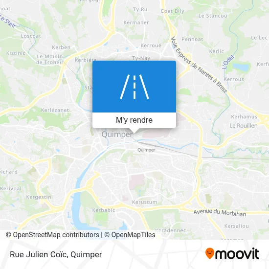 Rue Julien Coïc plan