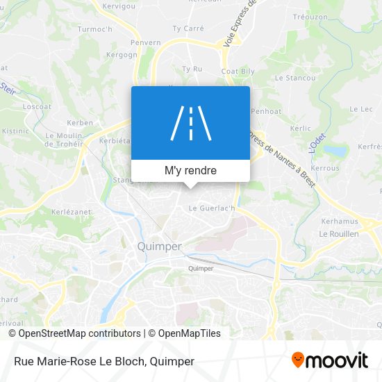 Rue Marie-Rose Le Bloch plan