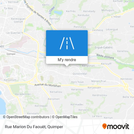 Rue Marion Du Faouët plan