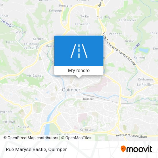 Rue Maryse Bastié plan