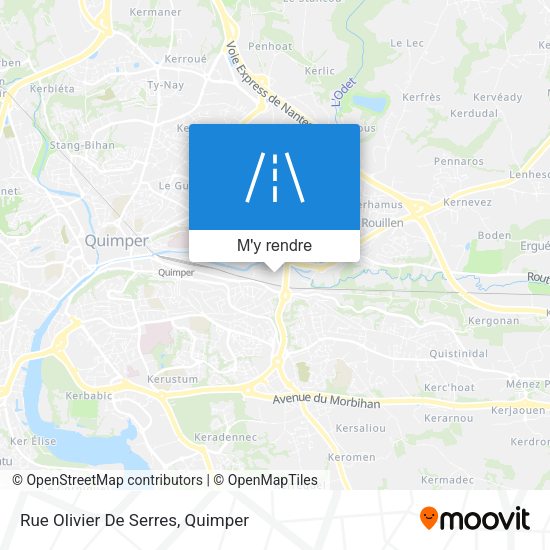Rue Olivier De Serres plan