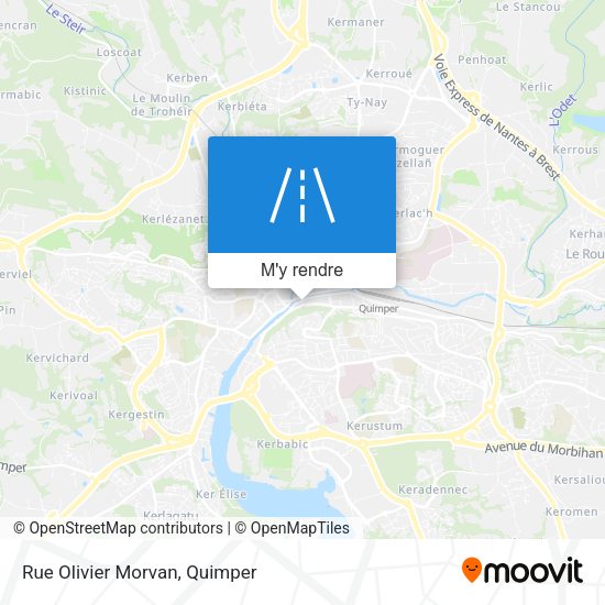 Rue Olivier Morvan plan