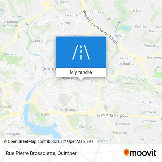 Rue Pierre Brossolette plan