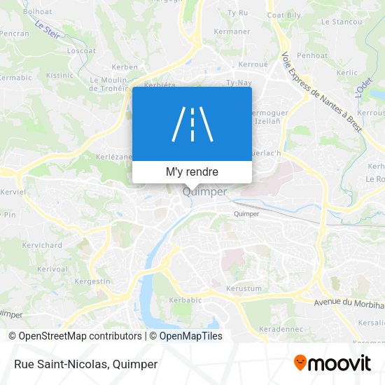 Rue Saint-Nicolas plan