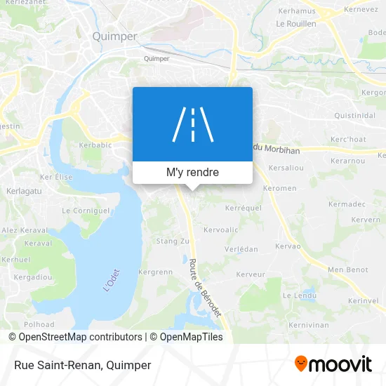 Rue Saint-Renan plan